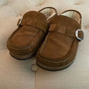 Birkenstock Buckley shearling clogs